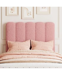 Gaomon | Twin Size | Boucle Upholstered | Storage Drawer Headboard, Noise-Free | Platform Bed Frame with Wood Slats