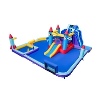 Hongge Rocket Inflatable Water Slide Park with 950W Blower