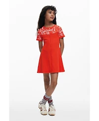 Desigual Girls short sleeves Knit Dress