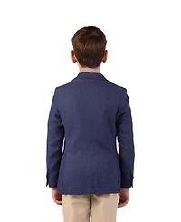 Tailorbyrd Big Boys Solid Slub Textured Sportcoat