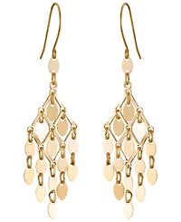 Macy's Chandelier Dangler Earrings in Gold