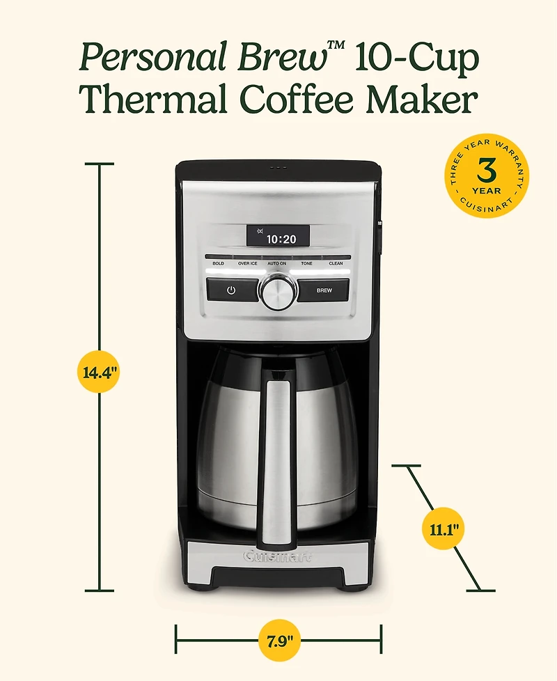 Cuisinart Personal Brew 10-Cup Thermal Coffee Maker