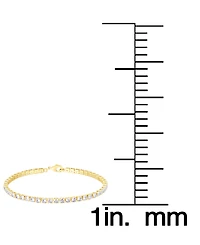 Macy's Cubic Zirconia (8.82 ct. t.w.) Laydown Bracelet