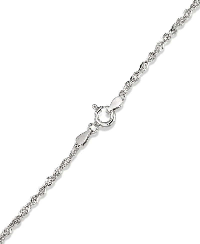 Macy's Marcasite Purple Glass (15 ct. t.w.) Heart Pendant Necklace in Sterling Silver