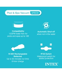 Intex Pool & Spa Vacuum ZR100 for PureSpas, Above Ground Pools & Inground Pools