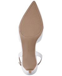 Bandolino Women's Pracen Bow Pointy Toe Slingback Pumps