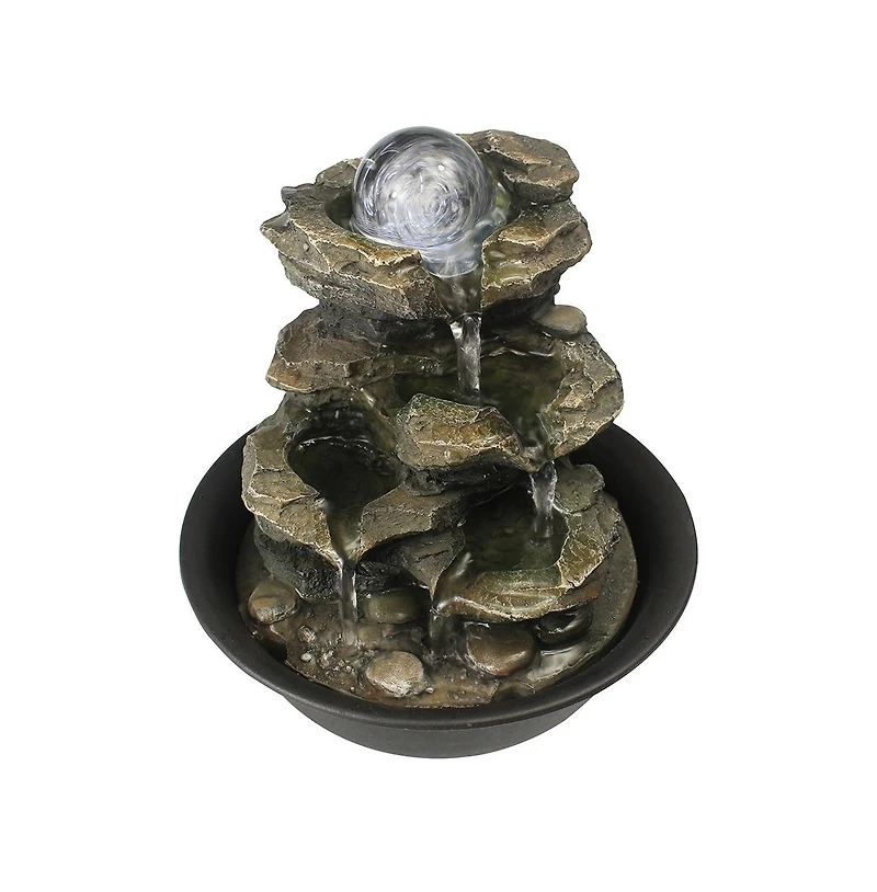SunJet 11" Spinning Orb Tabletop Fountain