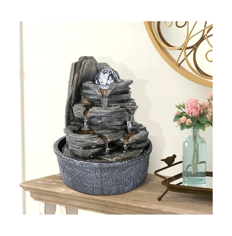SunJet 9.8” Rockery Indoor Water Fountain