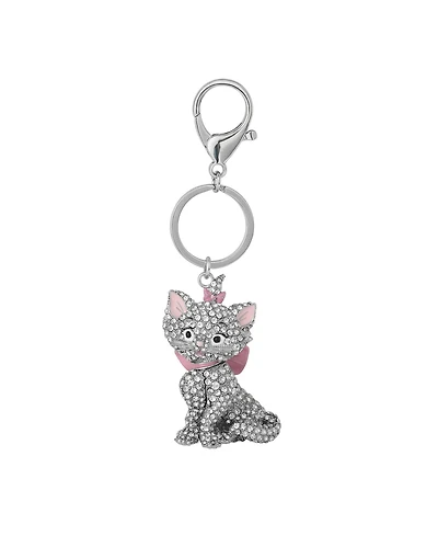 Disney Aristocats Marie Crystal Pave Bag Charm Keychain – Officially Licensed