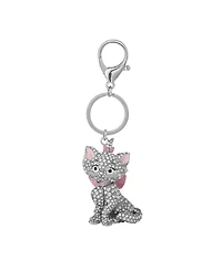 Disney Aristocats Marie Crystal Pave Bag Charm Keychain – Officially Licensed