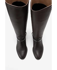 Forever & Always Women's Shoes Ansel Leather Riding Boot