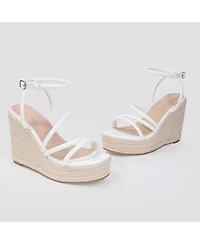 Berness Women's Rivka Strappy Espadrille Wedge Sandals