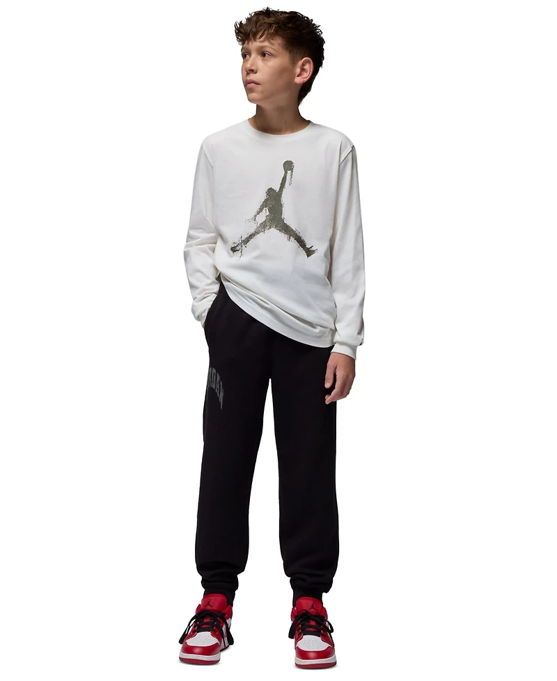 Jordan Boys 8-20 Jumpman Drips Long-Sleeve Sweatshirt