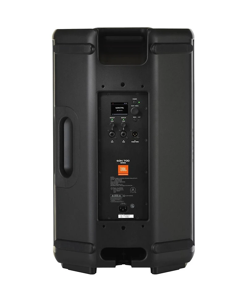 Jbl EON715 15" 1300W Powered Portable Pa Speaker with Bluetooth and Dsp, Pair, Bundle with 2 Ultimate Support JamStands Js-TS50 6