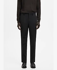 Mango Men's Stretch Fabric Super Slim-Fit Suit Pants