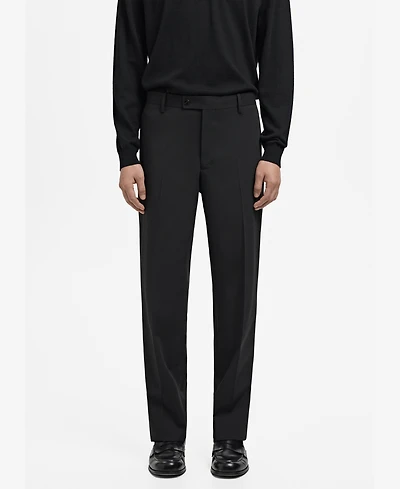 Mango Men's London Regular-Fit Suit Pants
