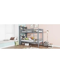 Streamdale Furniture Twin size Upholstered Platform Bed with Storage and Drawers