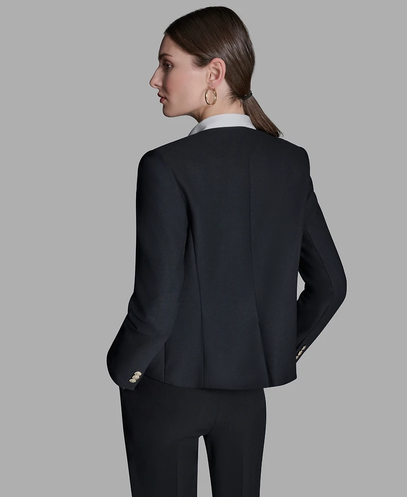 Bcbg Women's Long-Sleeve One Button Jacket