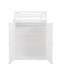 Streamdale Furniture Twin Loft Bed with Drawers