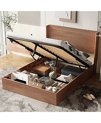 Streamdale Furniture Queen Lift Storage Bed Frame