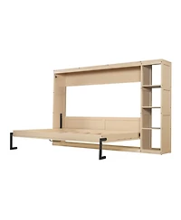 Streamdale Furniture Full Size Murphy Bed with Bookshelf