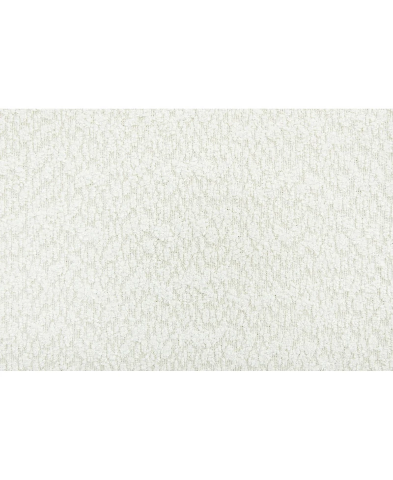 Streamdale Furniture Modern Boucle Upholstered Bed with Rubberwood Legs