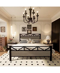 Streamdale Furniture Full Size Bed Frame, Easy Assembly