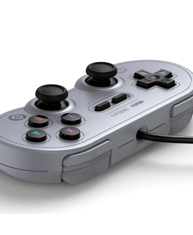 8Bitdo SN30 Pro Usb Wired Gamepad Controller for Nintendo Switch, Windows & Raspberry Pi - Gray Edition
