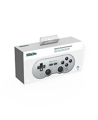 8BitDo SN30 Pro Bluetooth Controller, Hall Effect Joystick Update, Compatible with Switch, Pc, macOS, Android, Steam Deck & Raspberry Pi (Gray)