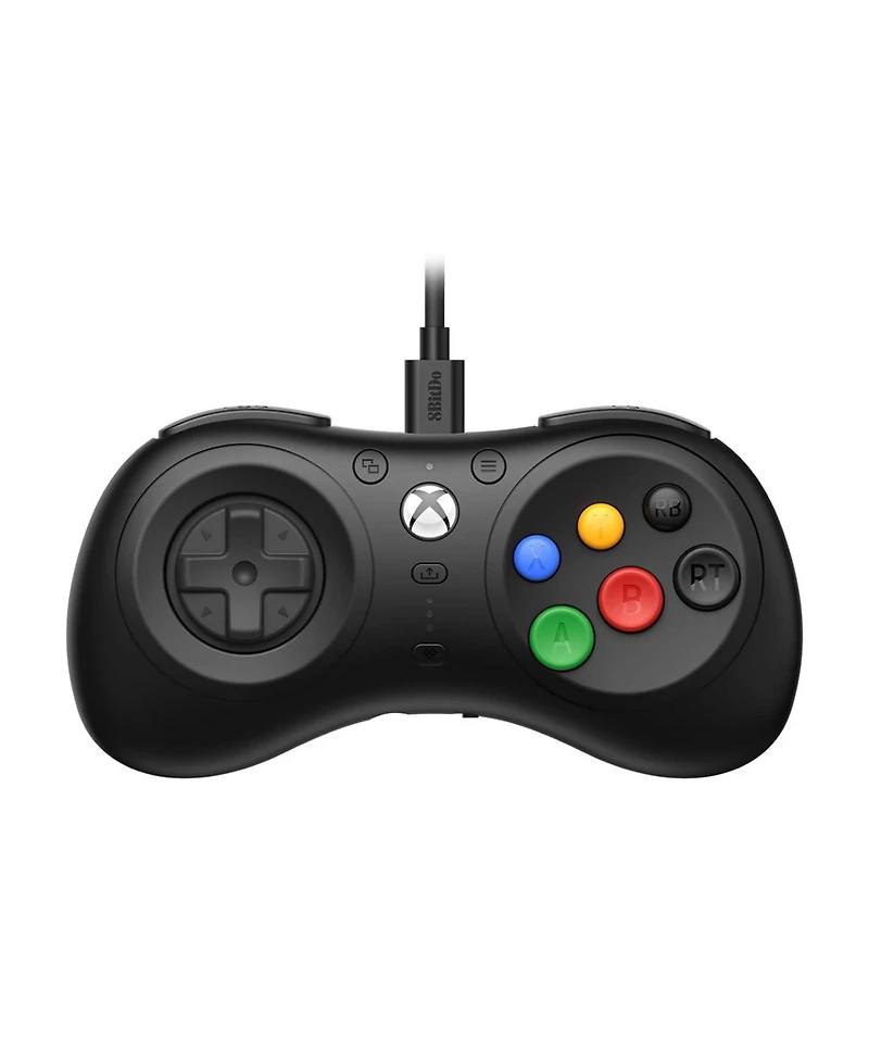 8Bitdo M30 Wired Controller for Xbox Series X|S, Xbox One, and Windows with 6-Button Layout - Officially Licensed