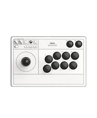 8Bitdo Wireless Arcade Fight Stick for Xbox Series X|S, Xbox One and Windows 10 with 3.5mm Audio Jack - Officially Licensed - White