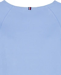 Tommy Hilfiger Girls' 7-16 Round Neck T-Shirt