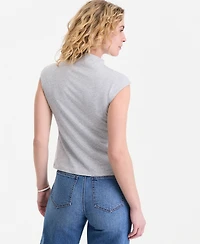 On 34th Women's Funnel Neck Sleeveless T-Shirt, Macy's Exclusive