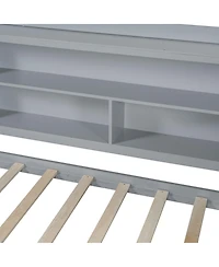 Streamdale Furniture Full Size Wooden Daybed With 3 Drawers