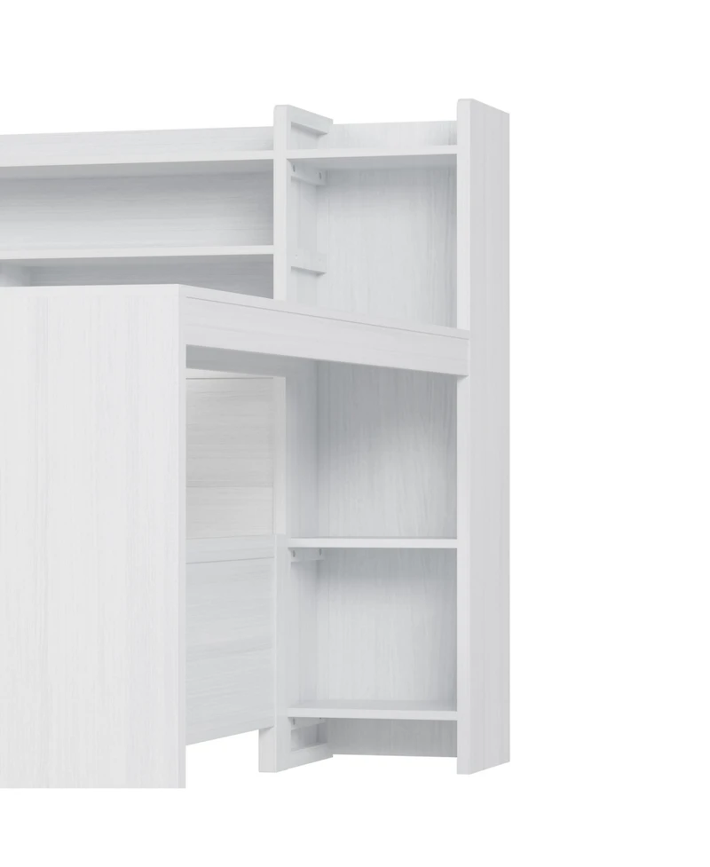 Streamdale FurnitureMultifunctional Wooden Twin Daybed with Storage, Trundle, and Desk