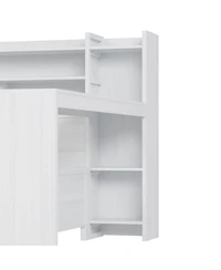 Streamdale FurnitureMultifunctional Wooden Twin Daybed with Storage, Trundle, and Desk