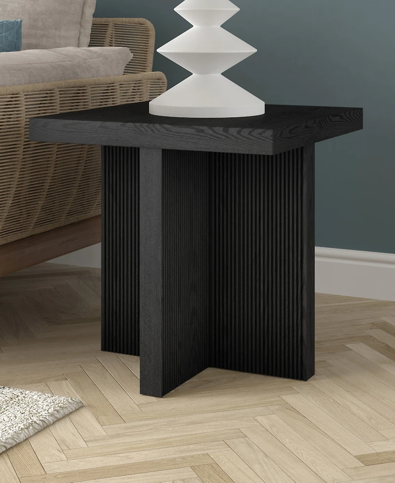 Hudson & Canal Boden 22" Wide Square Side Table