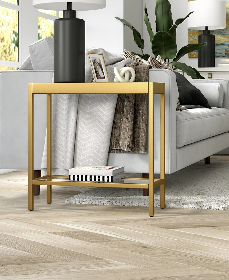 Hudson & Canal Alexis 24" Wide Rectangular Side Table