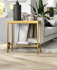 Hudson & Canal Alexis 24" Wide Rectangular Side Table