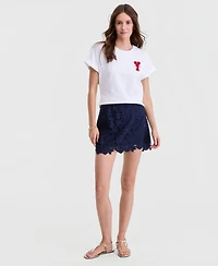 On 34th Women's Embellished Lobster Graphic T-Shirt, Macy's Exclusive