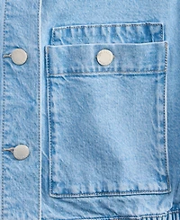 On 34th Women's Sailor-Collar Denim Jacket, Macy's Exclusive