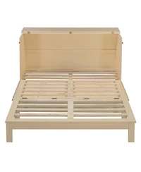 Streamdale Furniture Queen Size Murphy Bed with Large Drawers