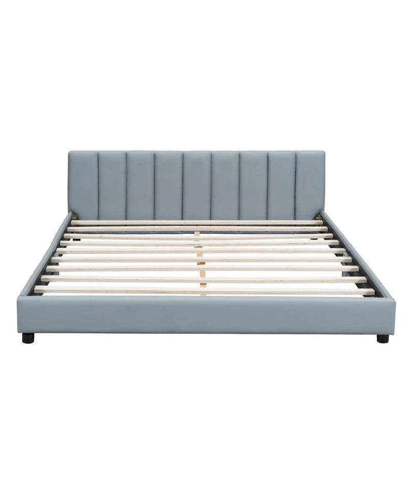 Streamdale Furniture Queen/Twin Xl Upholstered Platform Bed