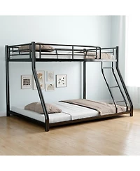 Streamdale Furniture Twin Over Full Metal Bunk Bed
