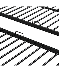 Streamdale Furniture Triple Bunk Bed Full Over Twin Metal Frame