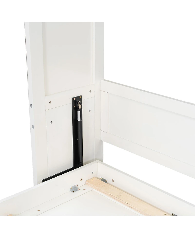 Streamdale Furniture + Full Size + Wood (or Mdf if applicable) + 2 Drawers + Murphy Bed