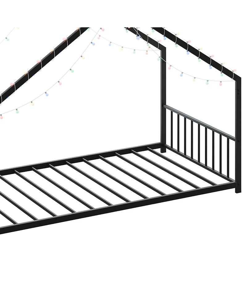 Streamdale Furniture Twin Led Light Roof Bed Frame