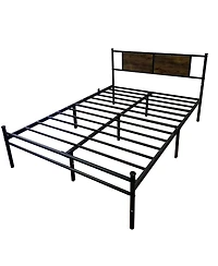 Streamdale Furniture Queen Victorian Bed Frame, Under Bed Storage, No Box Spring