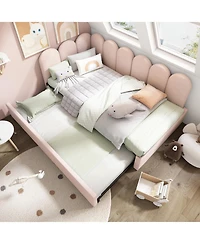 Streamdale Furniture Streamdale Upholstered Daybed with Pull-Out Bed