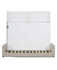 Streamdale Furniture Queen Size Murphy Bed Wall Bed with Sofa